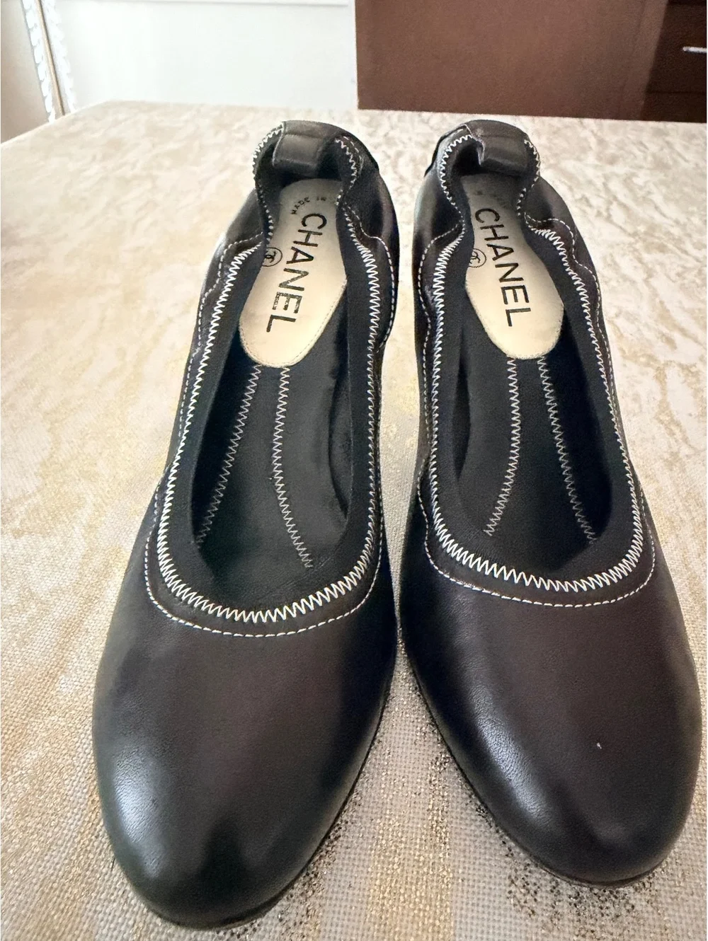CHANEL authentic calfskin